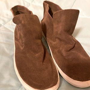 Dolce Vita Brown Real Suede/Leather Sneakers